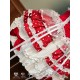 Twin Bears Take A Bite Of Cake White&Red JSK and Salopette(2nd Pre-Order/Full Payment Without Shipping)